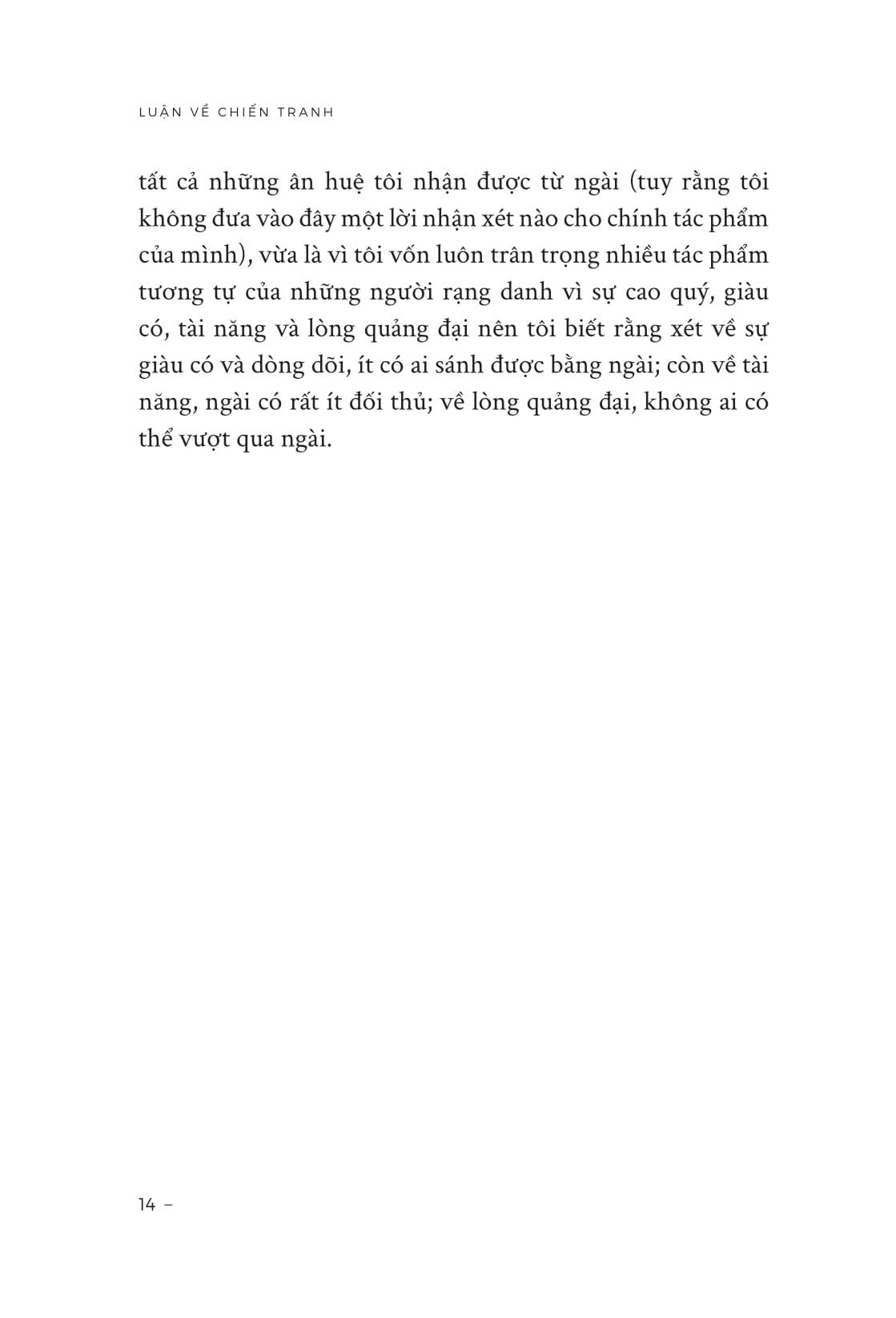 Sách - Luận Về Chiến Tranh