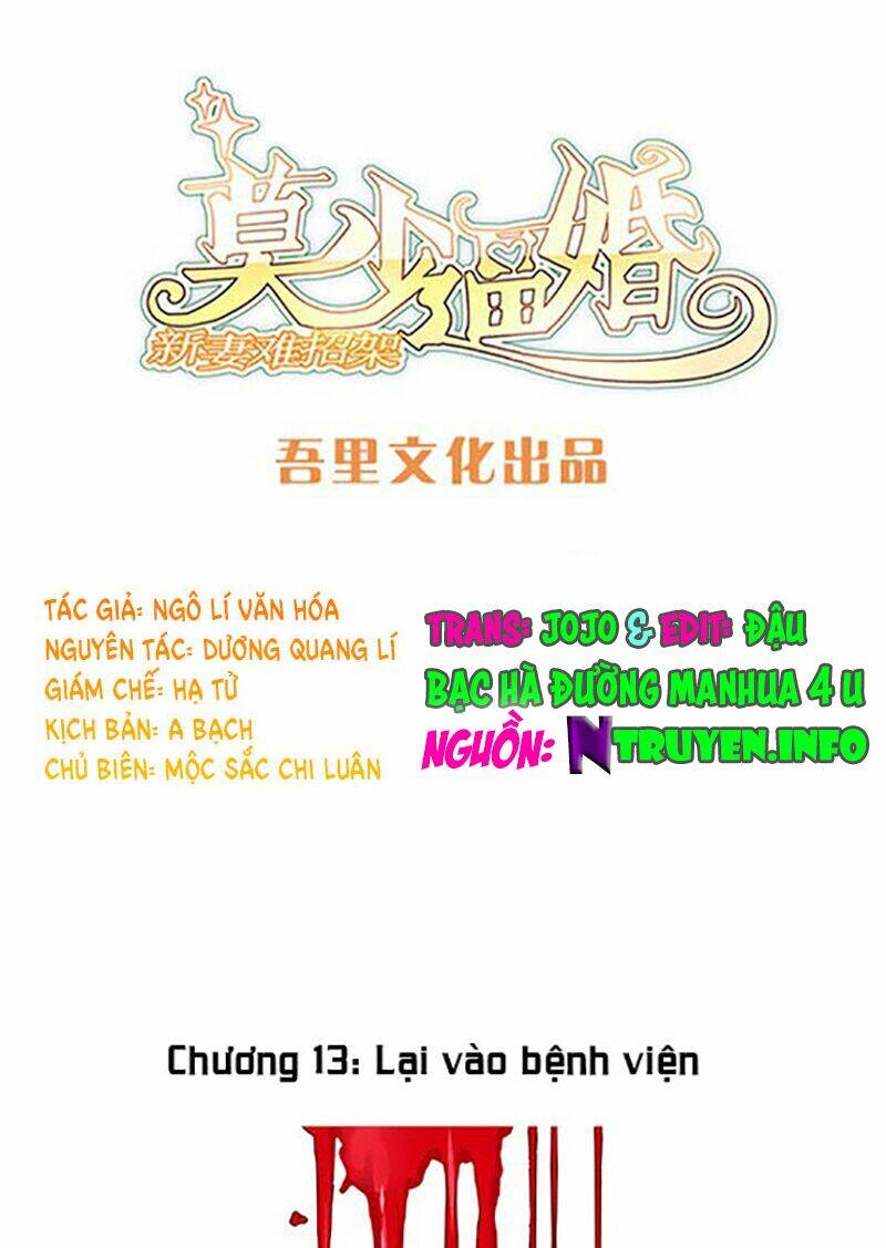 mạc thiếu bức hôn: vợ mới khó chống đỡ chapter 13 1