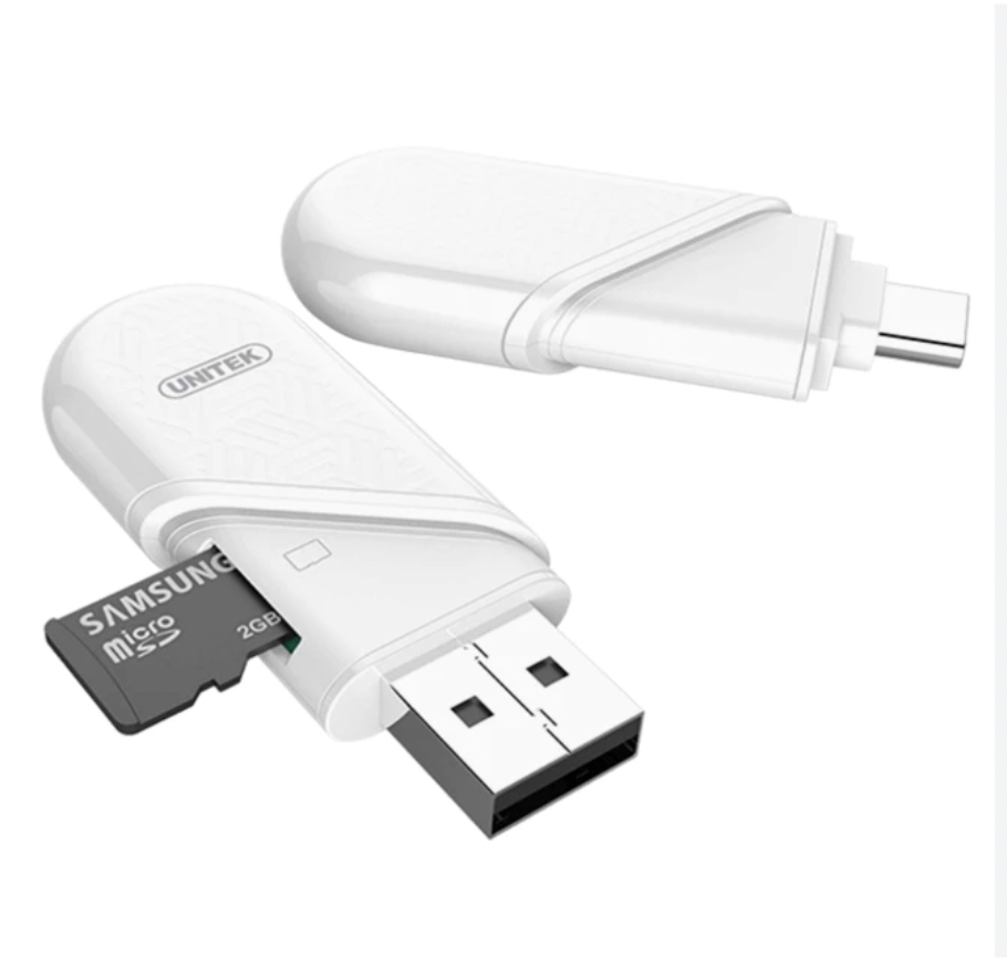 CARD READER TYPE-C/USB 3.0 UNITEK (Y-9323) HÀNG CHÍNH HÃNG