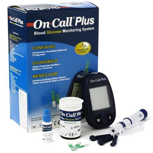 Máy đo đường huyết OnCall Plus - Tặng kèm 25 que thử