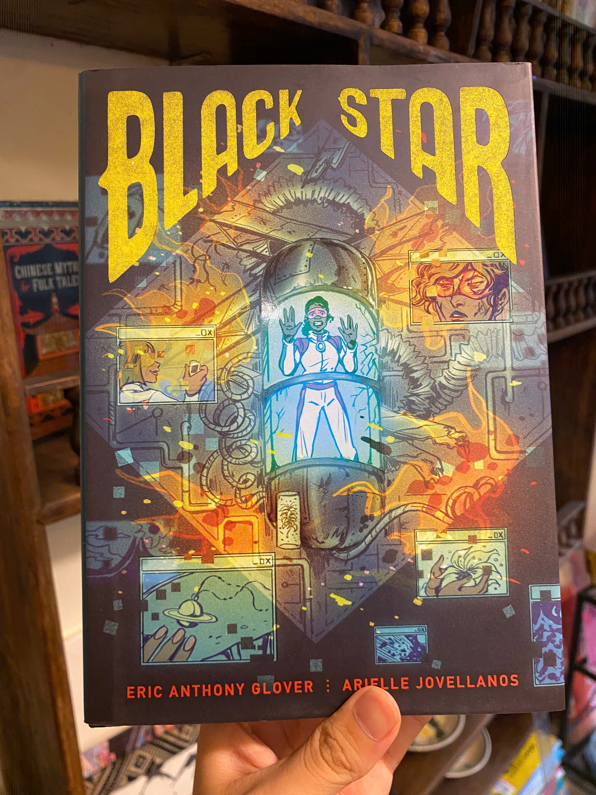 Sách - Black Star by Eric Anthony Glover | Science Fiction Graphic Novel | English Comics Book