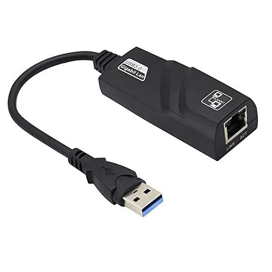 Cáp Chuyển Đổi USB 3.0 To Lan 10-100-1000 Mbps Gigabit - USB Sang Lan Tặng đèn led cắm USB