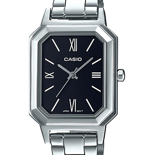 Đồng Hồ Nữ Casio Standard LTP-E168D-1BDF Chính Hãng | Casio Standard LTP-E168D-1B Dây Thép