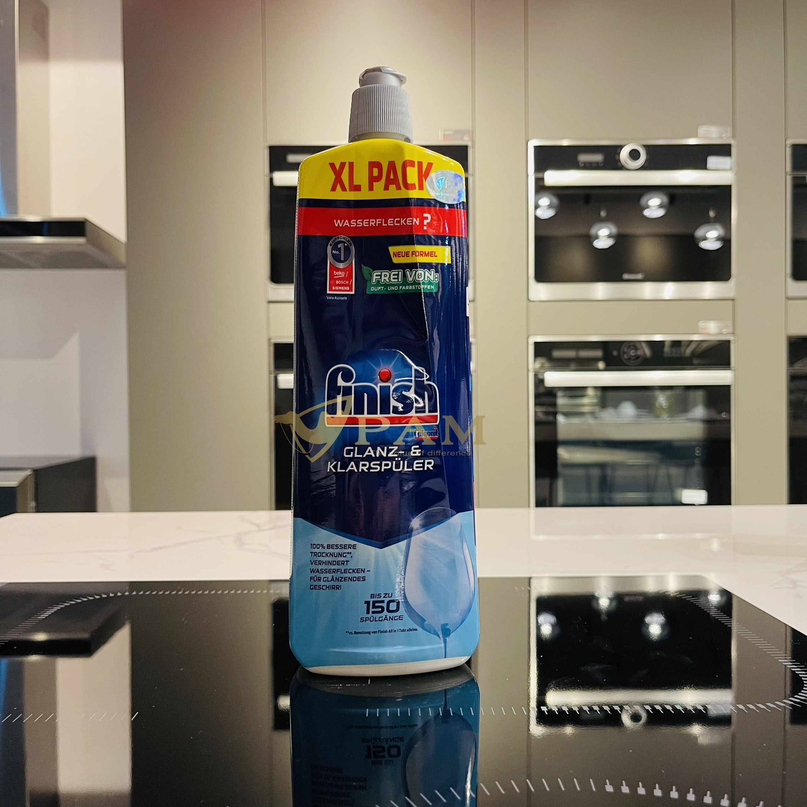 Combo viên rửa bát Finish All in 1 100 viên + Muối Finish 1,5kg + Nước làm bóng Finish 750ml