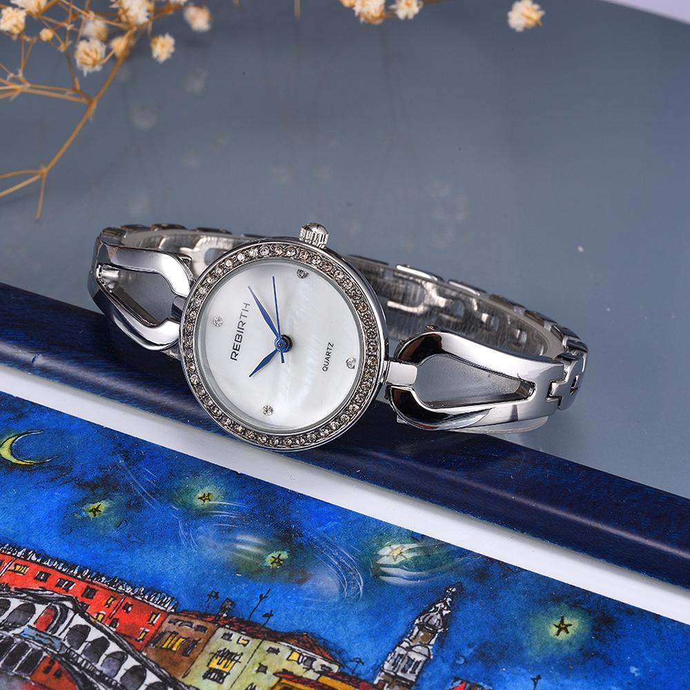 Đồng hồ đeo tay Nữ Relogio Feminino thạch anh chống nước - Bạc