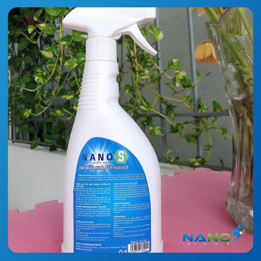 Nước tẩy rửa bếp NanoS* - 100% từ hữu cơ, diệt khuẩn 500ml
