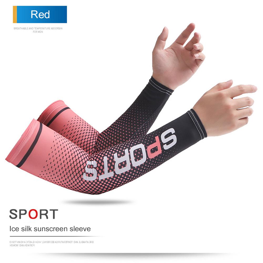 1 cặp tay áo thể thao nén tay áo Bi rổ Bi -Bycle ARM Mùa hè chạy UV Sun Protection Bóng chuyền bóng chuyền bóng chuyền Color: CP