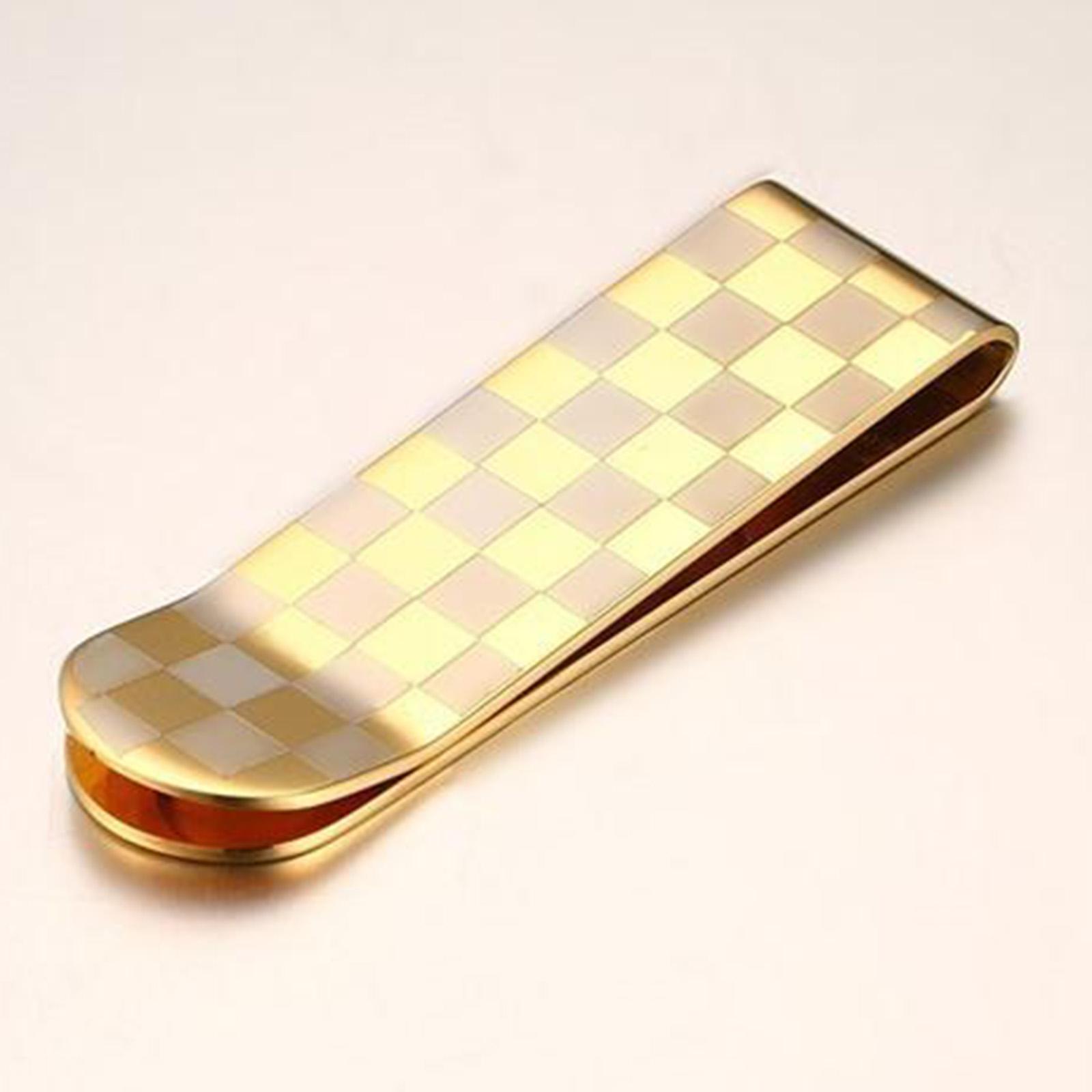 Money Clip Stainless Steel Metal Pocket Holder Wallet Credit Card Holder Unisex