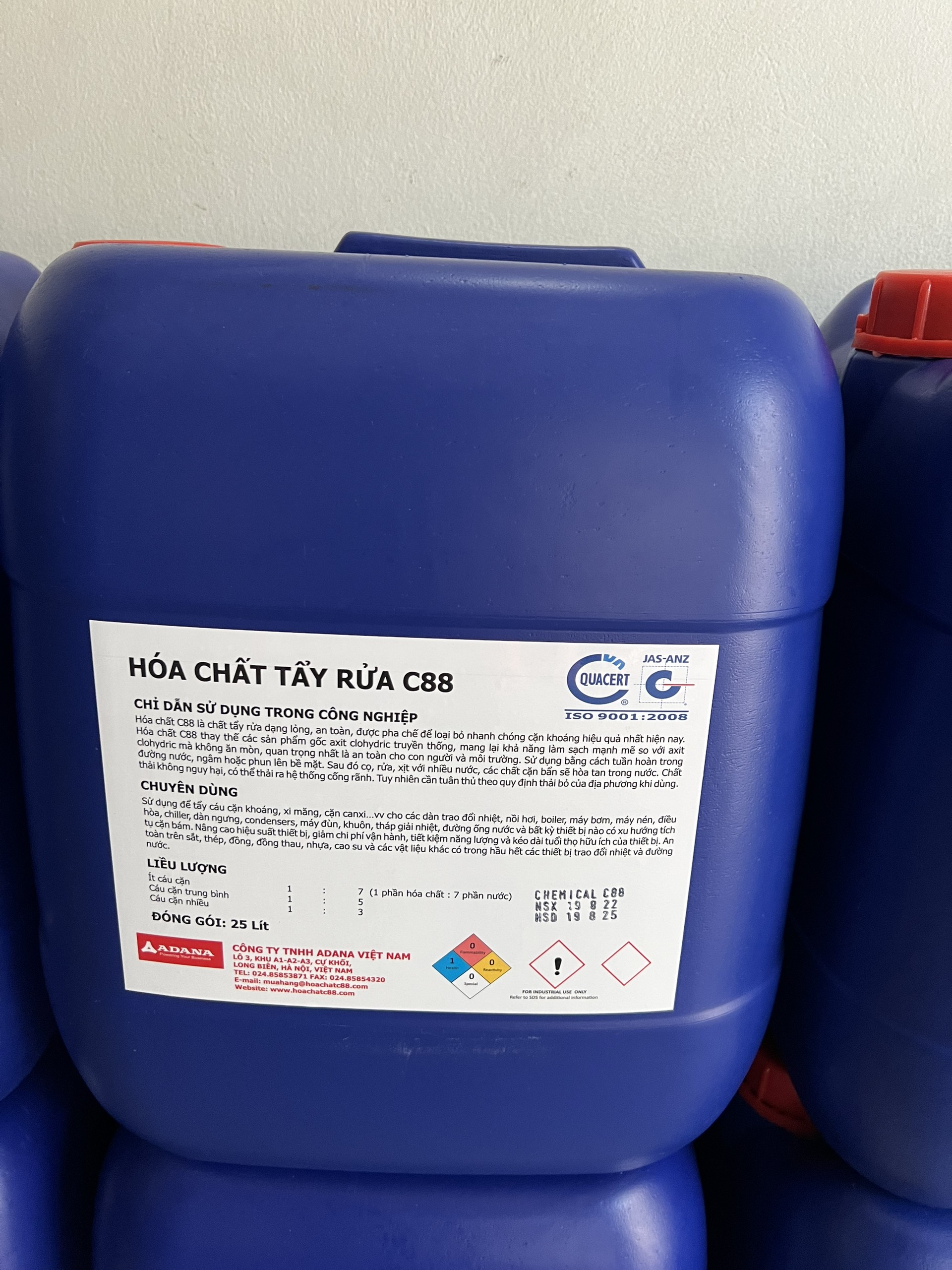 Hóa chất tẩy rửa cáu cặn nồi hơi boiler ở tại Vĩnh Phúc Hải Dương Hà Nam