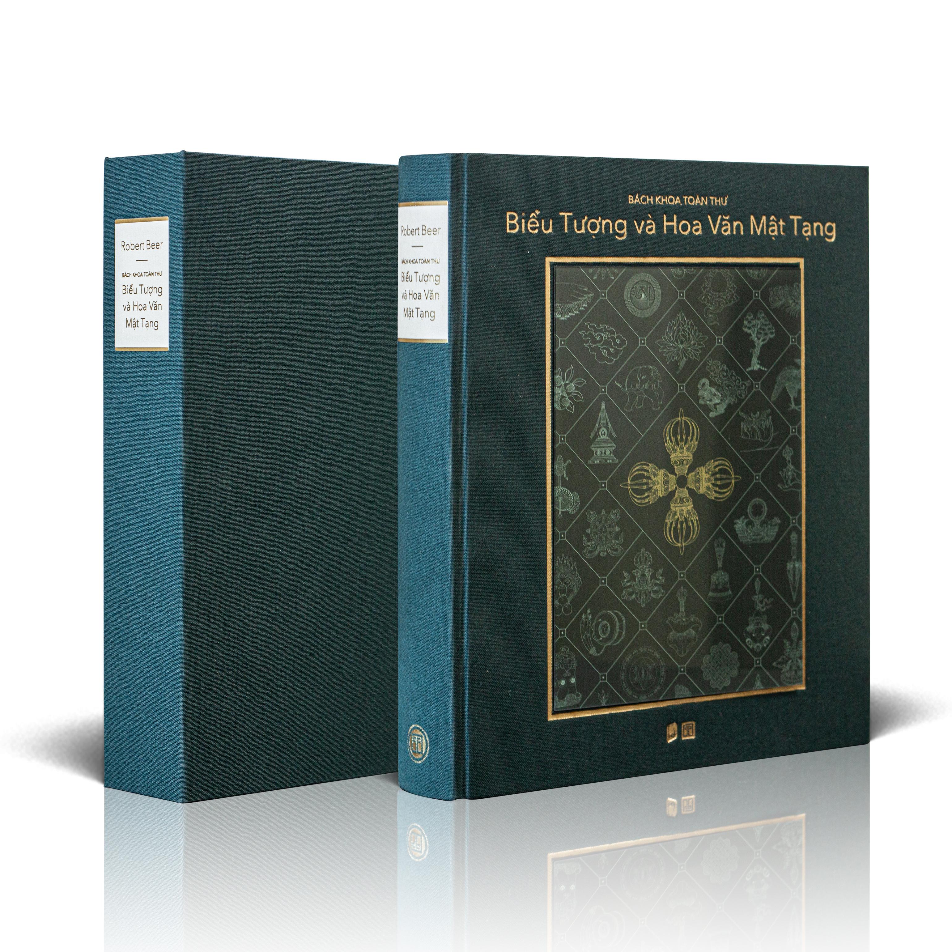 Sách - Bách Khoa Toàn Thư Biểu Tượng Và Hoa Văn Mật Tạng - Ấn Bản Giới Hạn - Bìa Vải - Bản Có Hộp
