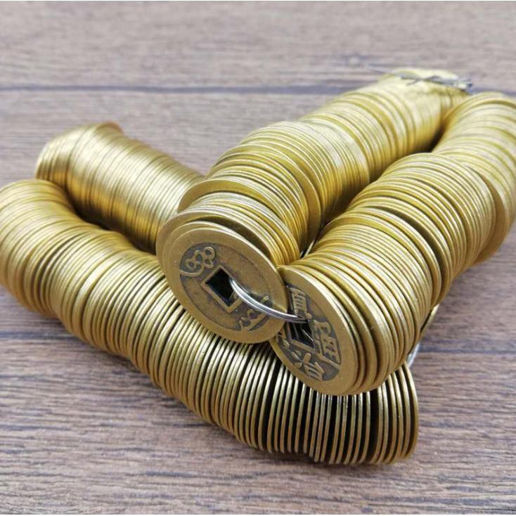 Combo 5 đồng xu may mắn chiêu tài,tăng vượng khí