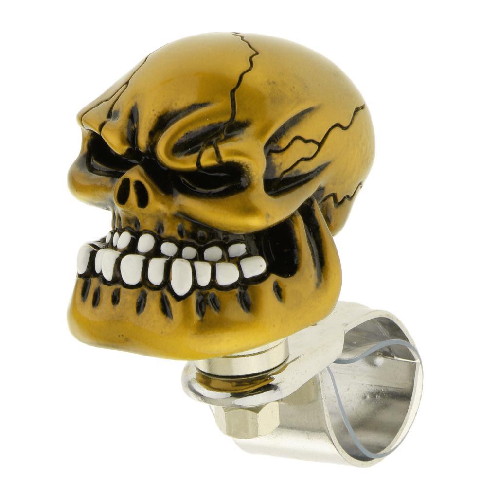 1PC Skull Head Car Steering Wheel  Suicide Knob Handle