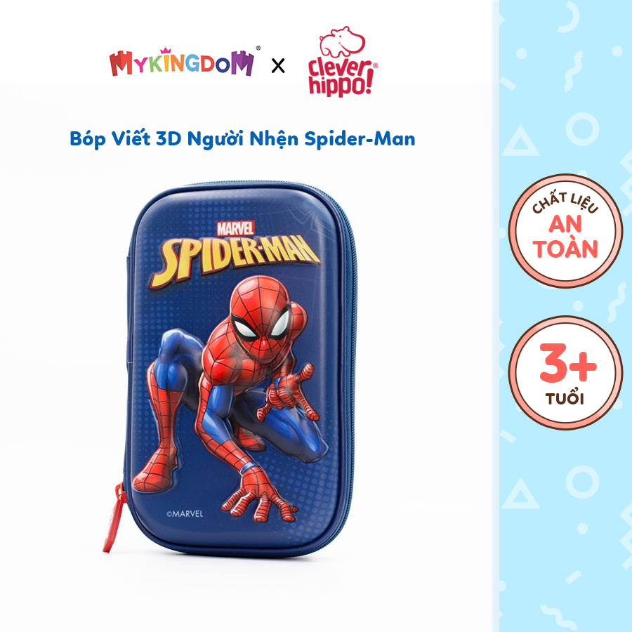 Bóp Viết 3D Người Nhện Spider-Man CLEVERHIPPO HLS1103/BLUE