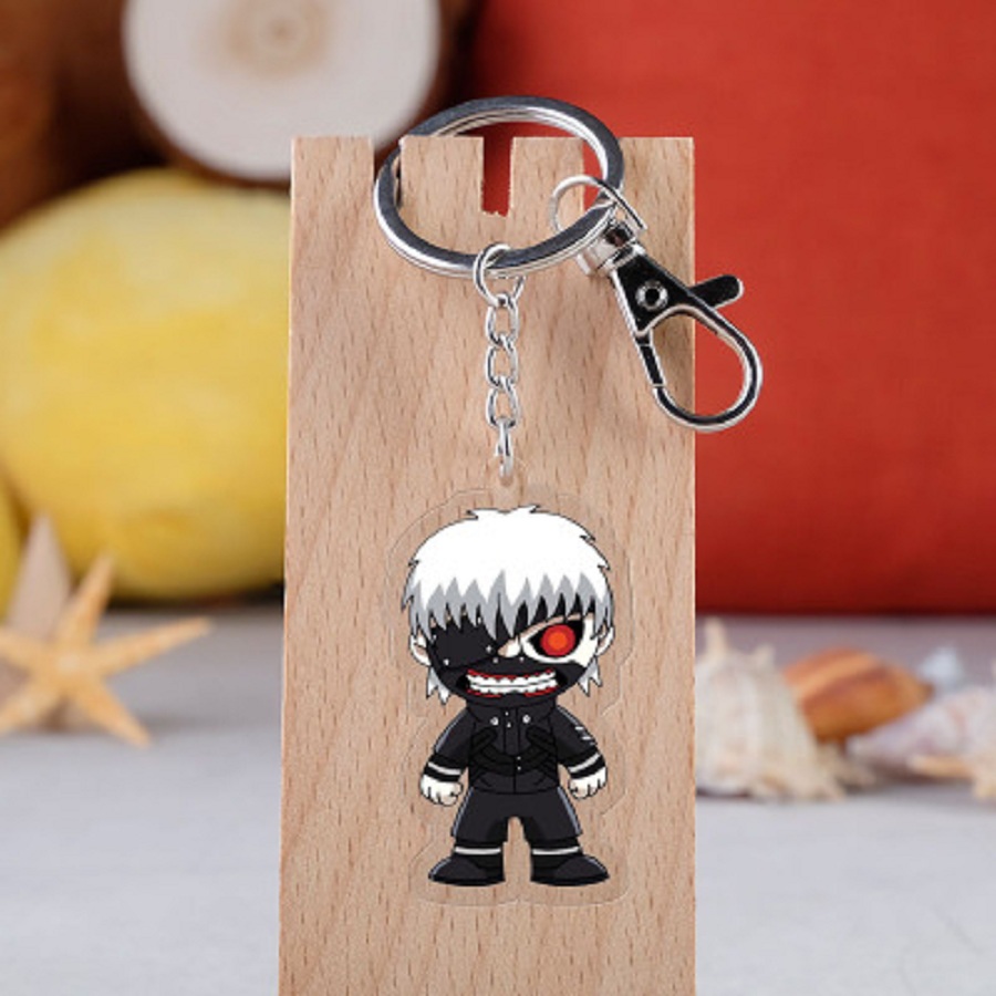 Móc chìa khóa hình nhân vật Tokyo Ghoul Anime Keychain