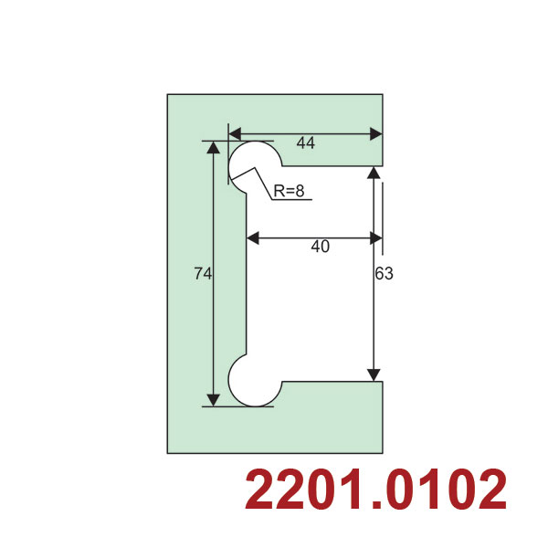 Bản lề cửa kính phòng tắm loại kính tường 90o-Glaze-2211