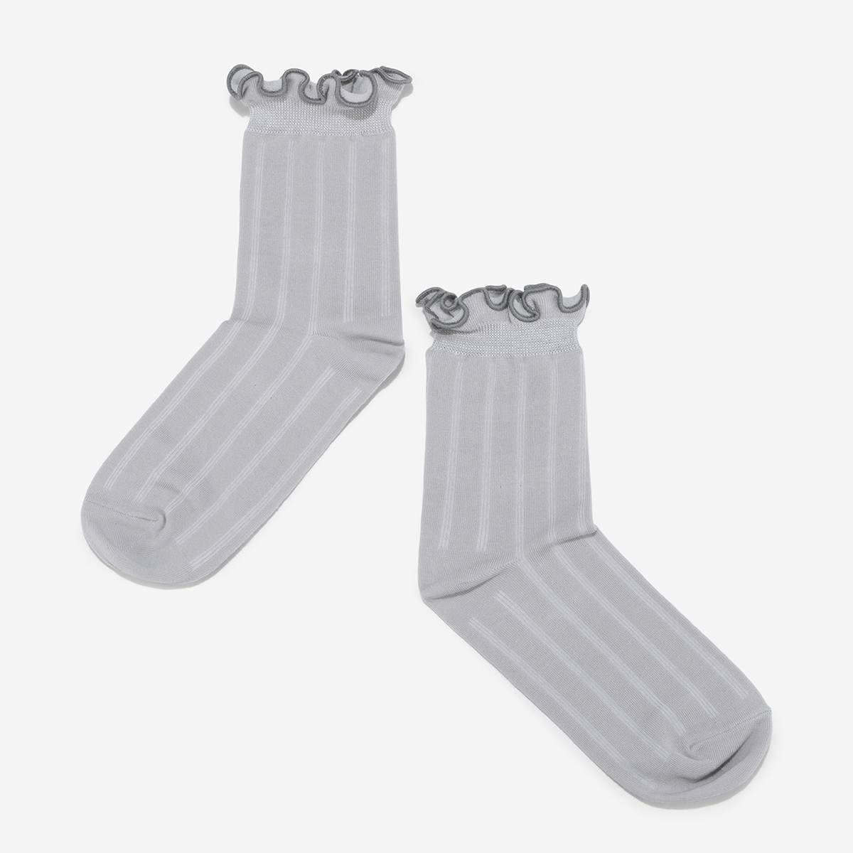 Vascara Vớ Cổ Cao Chi Tiết Viền Nhún - SOC 0007