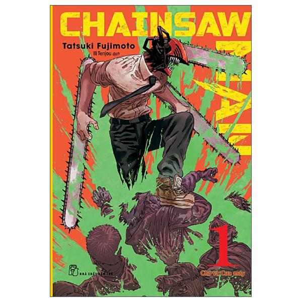 Chainsaw Man - Tập 1 - Bìa 2 Mặt - Tặng Kèm Lót Ly Giấy + Standee PVC