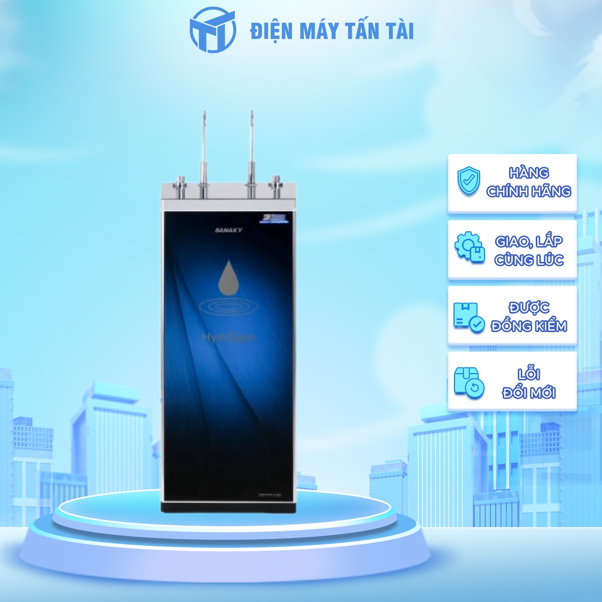 MÁY LỌC NƯỚC RO NÓNG NGUỘI SANAKY VH-4202VD - Hàng chính hãng