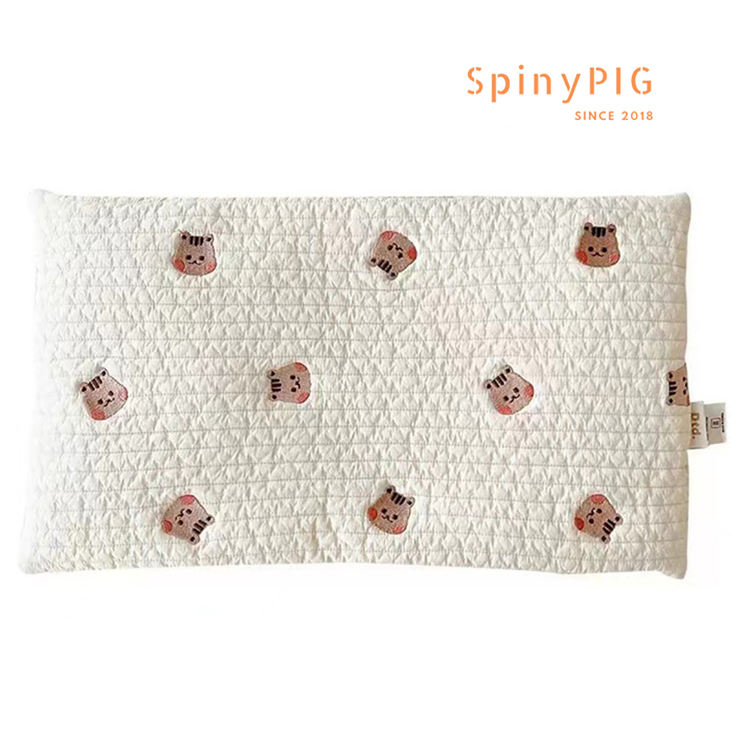 Gối cho bé 0-10 tuổi style Hàn Quốc cotton cao cấp họa tiết thêu mềm mát và thoáng khí