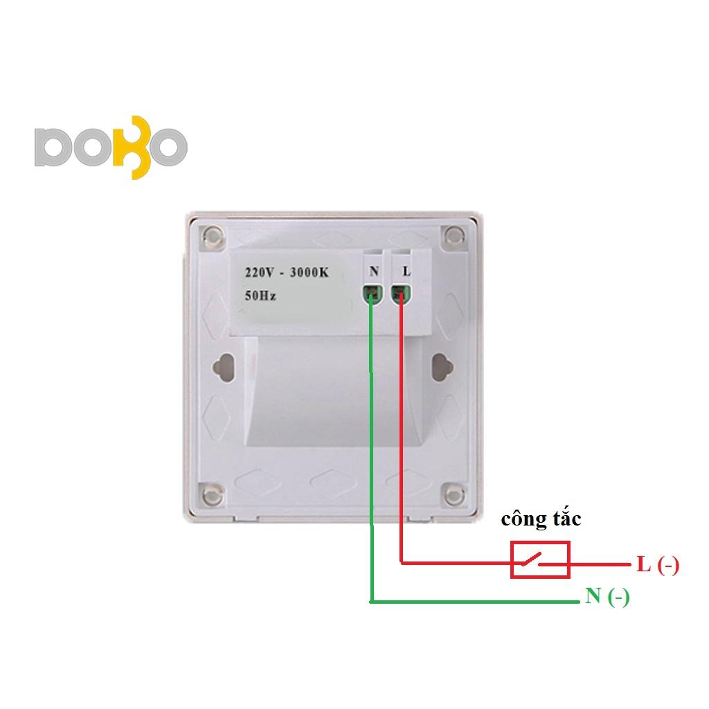 Đèn cầu thang - Đèn cảm ứng cầu thang- đèn LED âm tường chân bậc cầu thang cảm biến