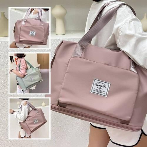 Túi Du Lịch Đa Năng Túi Xách Nữ Cỡ Lớn 2 Tầng Chống Thấm Đựng Hành Lý Cao Cấp Gấp Gọn
