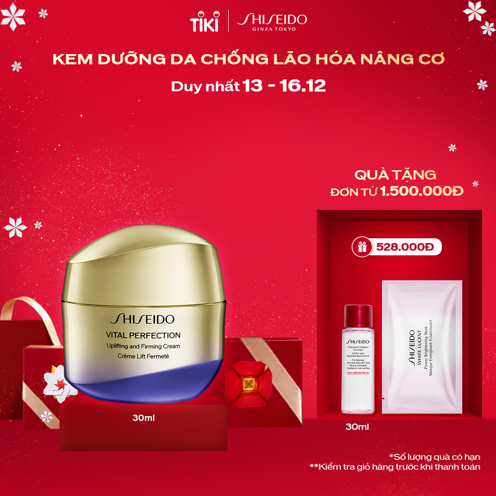 Kem dưỡng da Shiseido Vital-Perfection Uplifting and Firming Cream 30ml