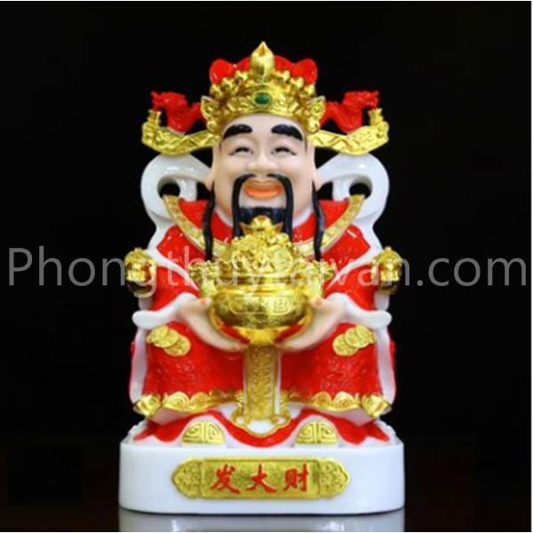 Tượng Thần Tiền Cao cấp- Ngọc Bích 30cm