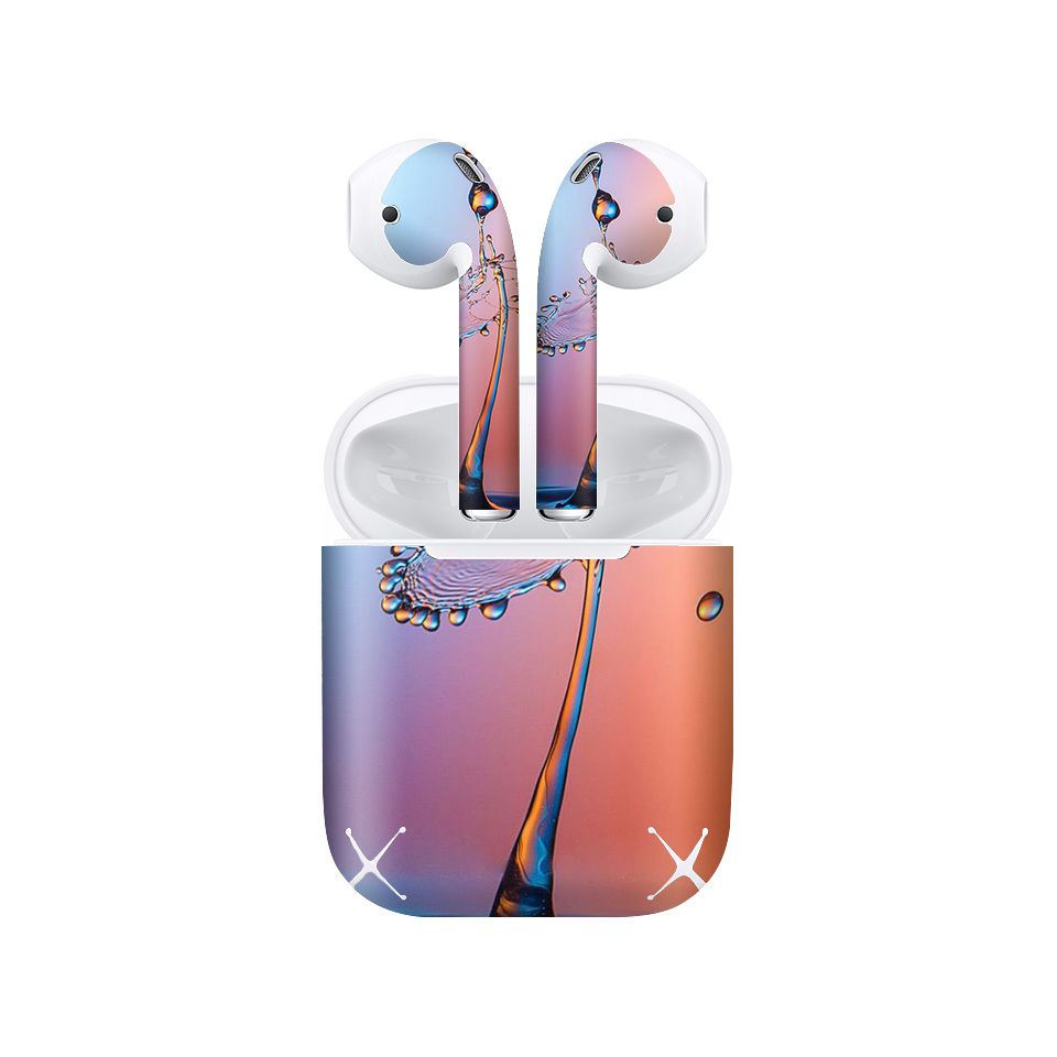 Miếng dán skin chống bẩn cho tai nghe AirPods in hình Họa tiết - HTx060 (bản không dây 1 và 2