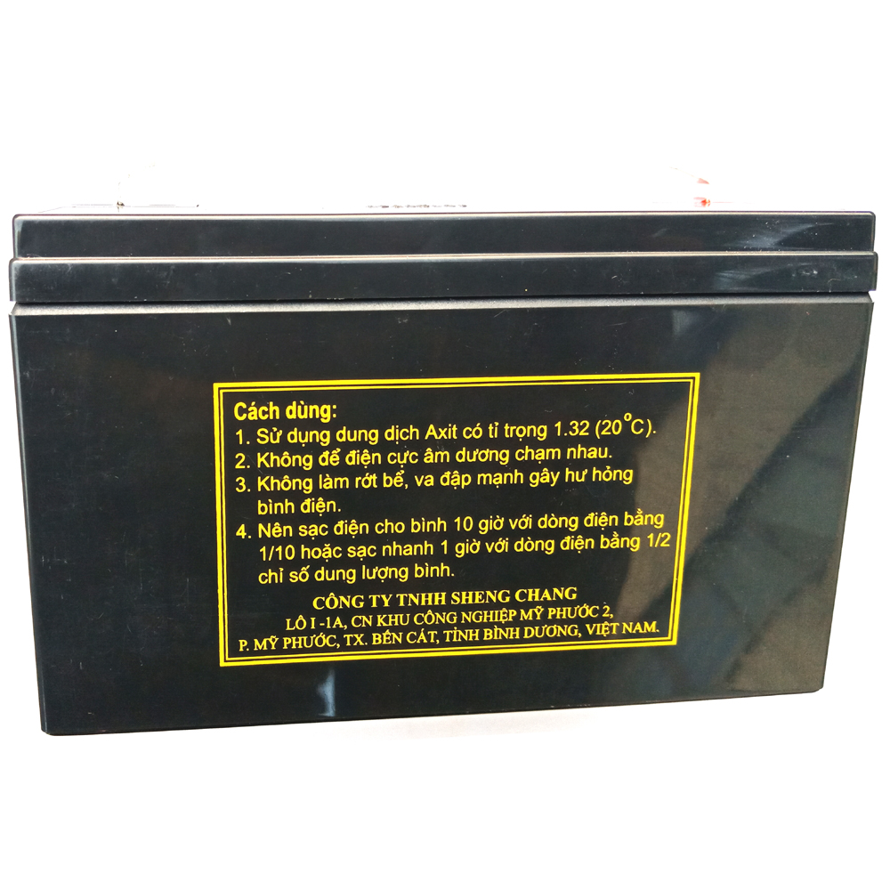 Bình ắc quy cho xe ô tô đồ chơi trẻ em 6V 10AH  loại ắc quy khô, xả sâu