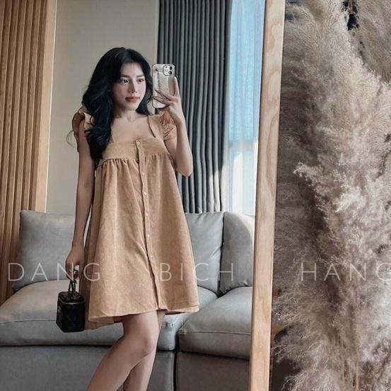 Đầm babydoll cánh tiên cực xinh cho nàng đi chơi dạo phố