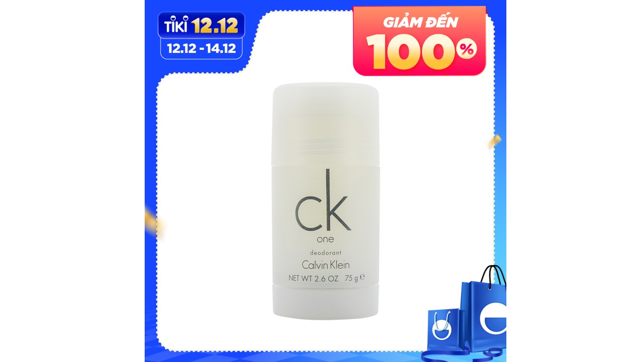 Sáp Khử Mùi Unisex CK One Deodorant 88300108978 (75g)