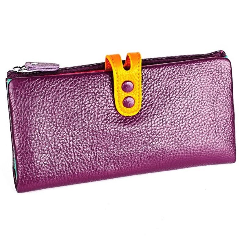 Nhiều Màu Sắc Nữ Ví Lớn Ví Dài Cầm Tay Thời Trang Cao Cấp Da Bò Thẻ Điện Thoại Giá Đỡ Ví Nữ Dây Kéo Ví Cầm Tay Cho Nữ