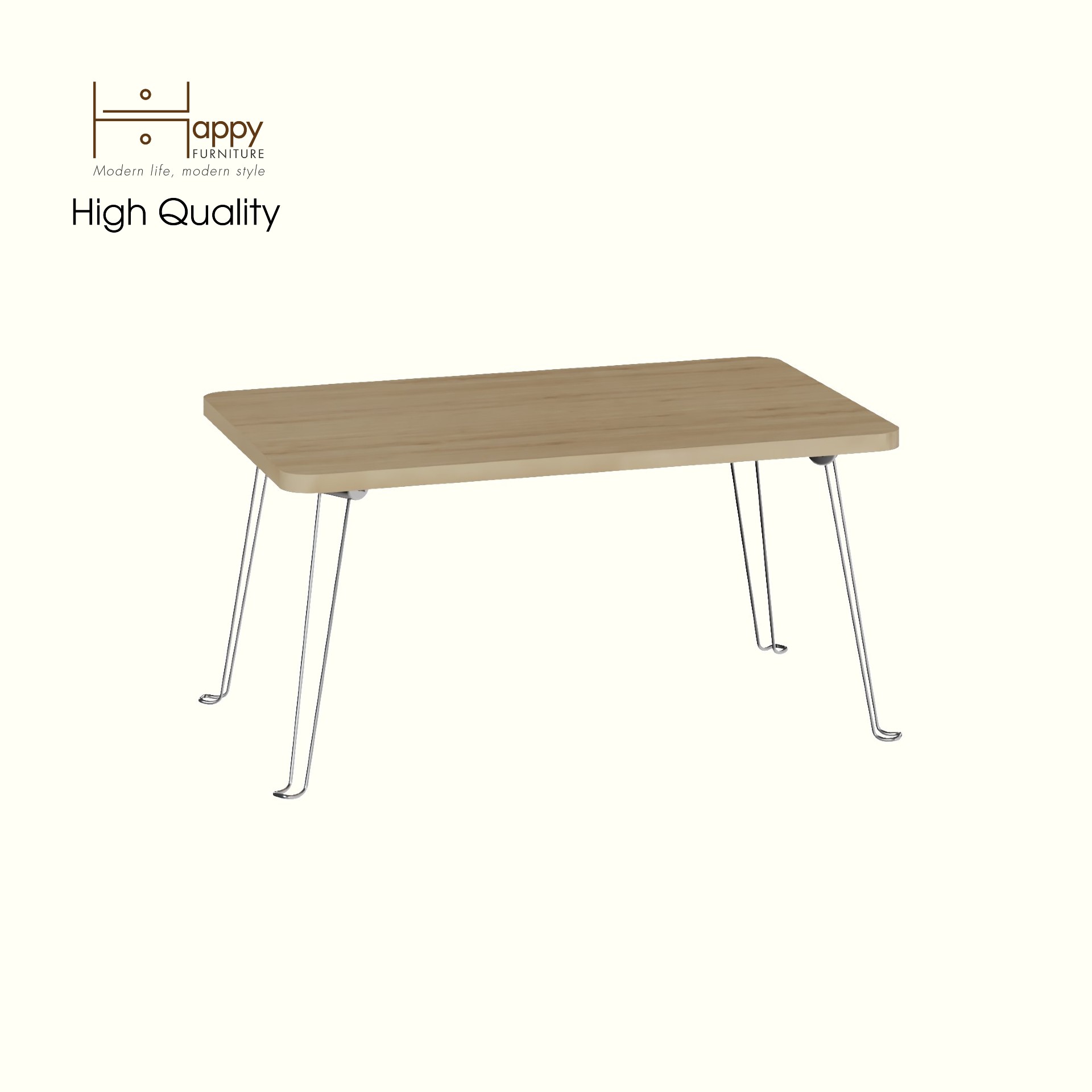 Bàn gấp gọn gỗ công nghiệp MDF chống ẩm cao cấp, 60cm x 40cm x 30cm ( DxRxC), BAN_G01