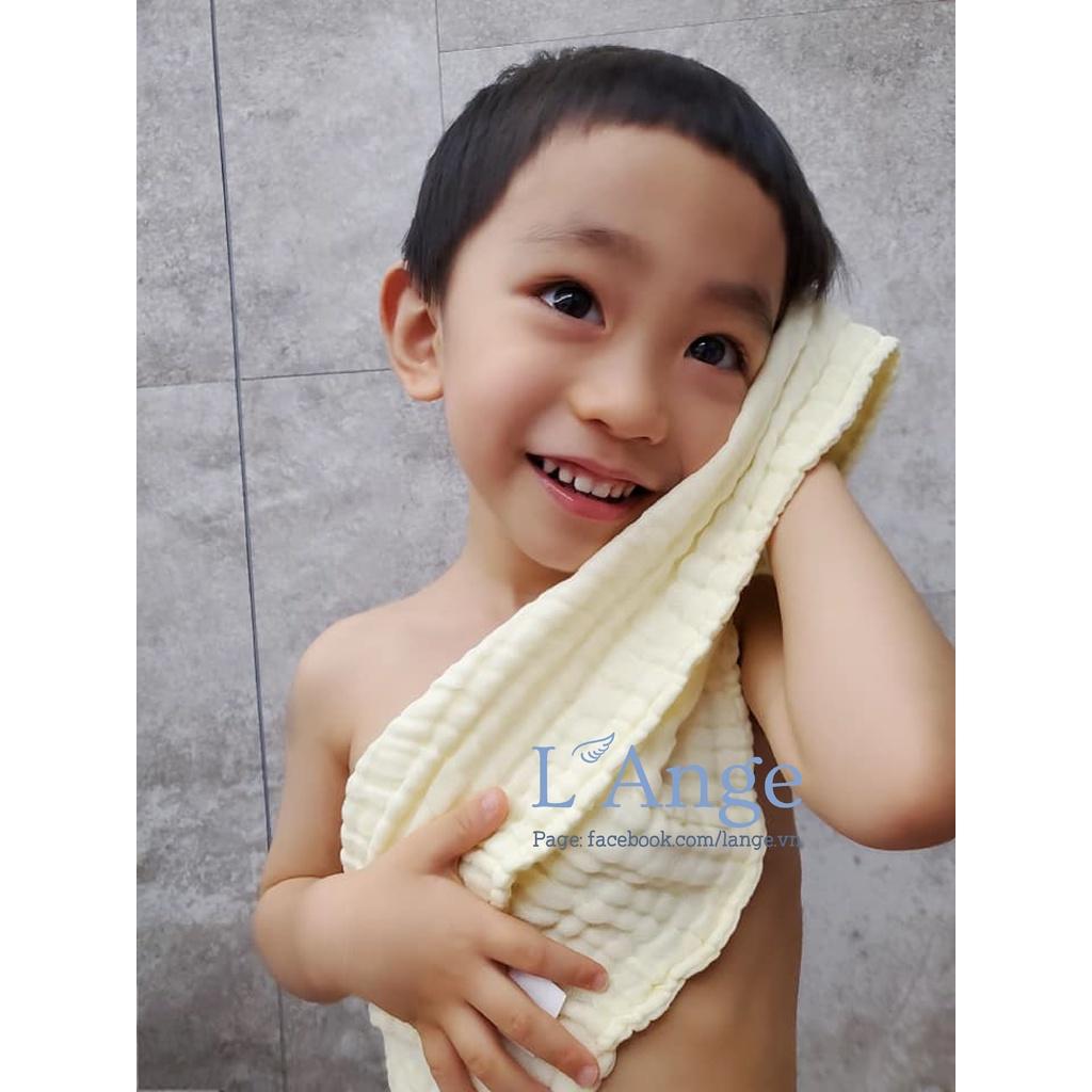 L'Ange Khăn sữa/lót gối vải bông 6 lớp 25x40cm