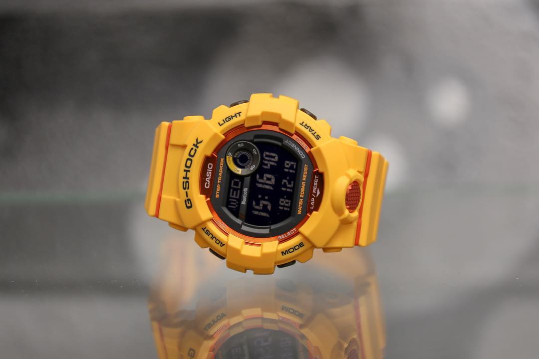 Đồng Hồ Nam Dây Nhựa Casio G-Shock GBD-800-4DR Bluetooth - Đếm bước chân - Đo lượng Kcalo đã đốt | GBD-800-4 G'Squad Step Tracker