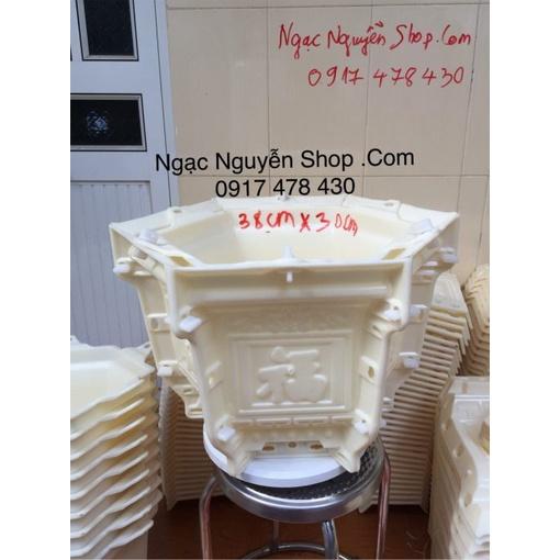 Khuôn lục giác rộng 38 mẫu chữ phúc hán có lòng trong liền khối, hàng dày dặn