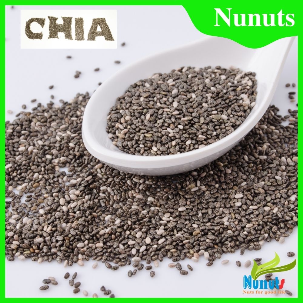 HẠT CHIA HỮU CƠ NUNUTS - Hạt chia Organic mẩy, nở đều 500g, 1kg