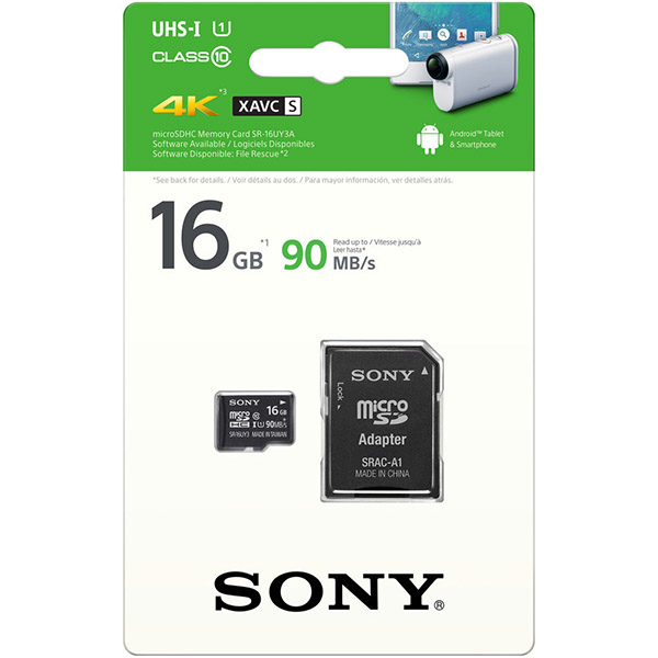 Thẻ nhớ Sony Micro SD 16GB 90MB/s - Hàng Chính Hãng