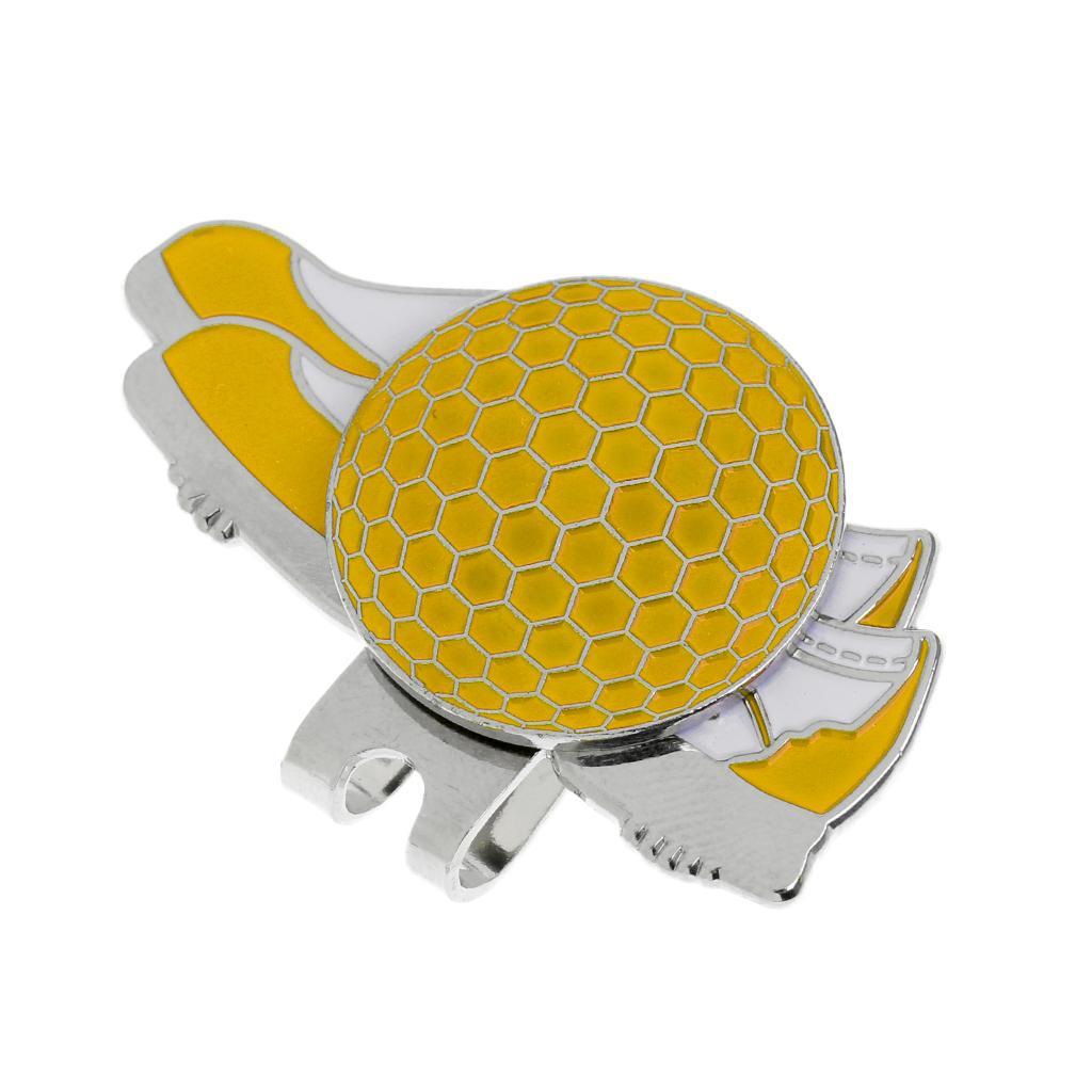 3x Shoe Design Golf Hat Clip with Ball Marker Golfer Gift NEW