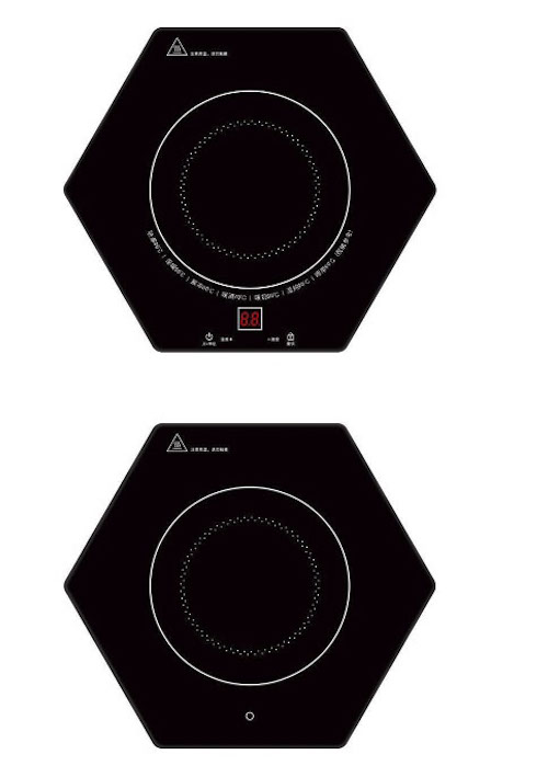 Bộ 4 Mâm Hexagon Kết Nối Hâm Nóng Thức Ăn 40 - 99 độ C (có chế độ khóa trẻ em)