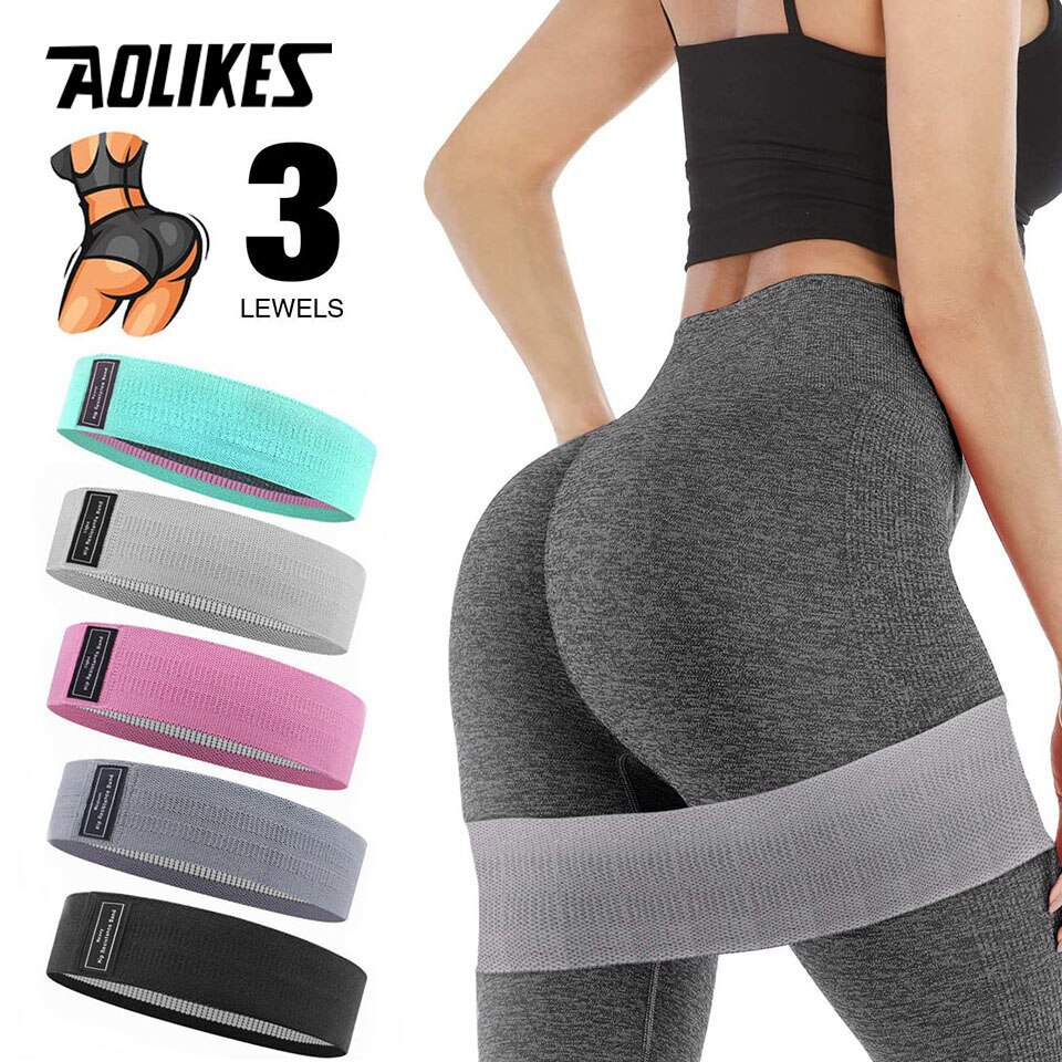 Bộ 3 dây kháng lực tập mông AOLIKES A-3604-3 Hip Resistance bands