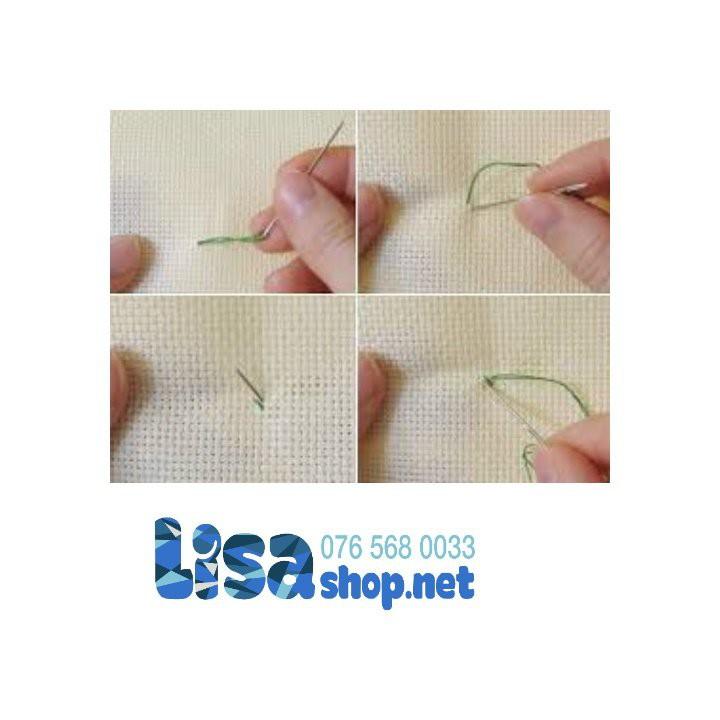 Tranh thêu chữ thập ĐỨC MẸ BỒNG CON 47x55cm chưa thêu lv3334