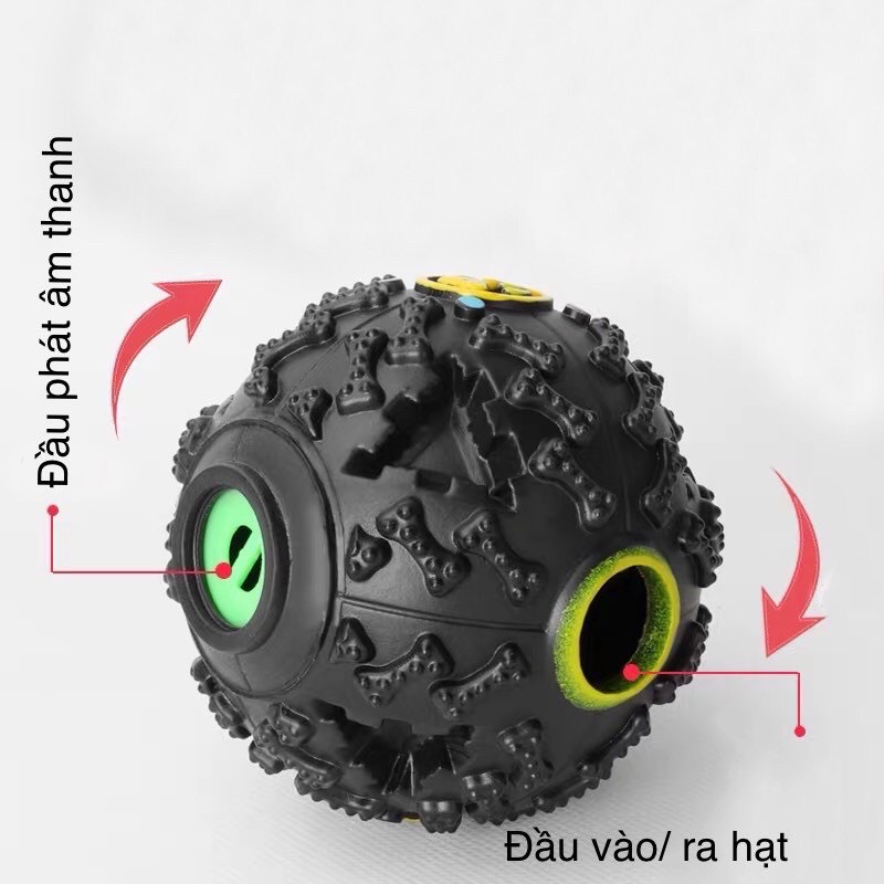 Đồ Chơi Quả Bóng Cao Su Cho Cún có tiếng kêu