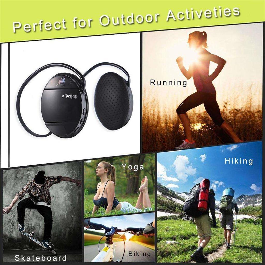 Bluetooth Headphones Over-Ear Stereo Sport Bluetooth Headphones Headset Black