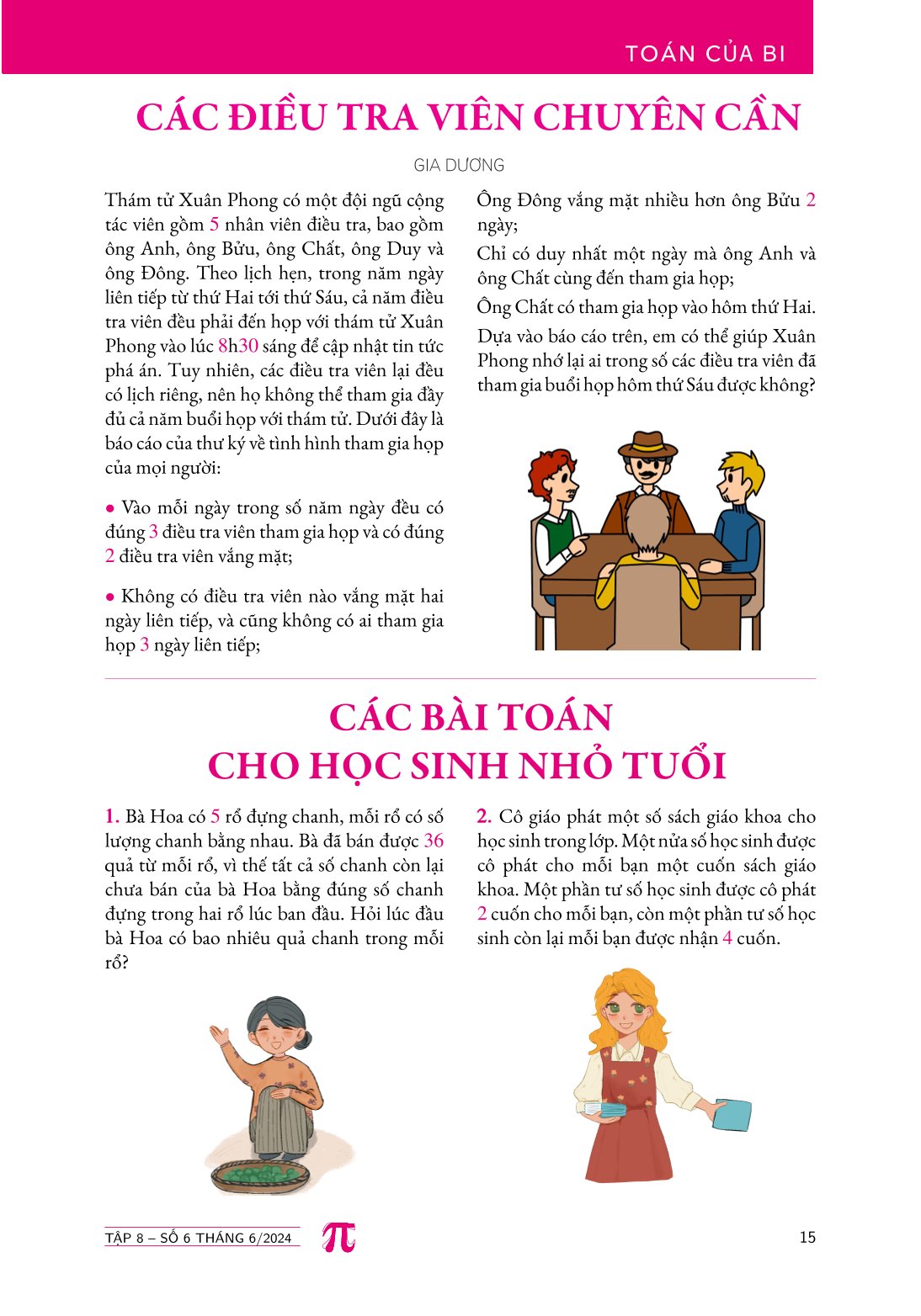 Tạp chí Pi- Hội Toán học Việt Nam số 6/ tháng 6 năm 2024