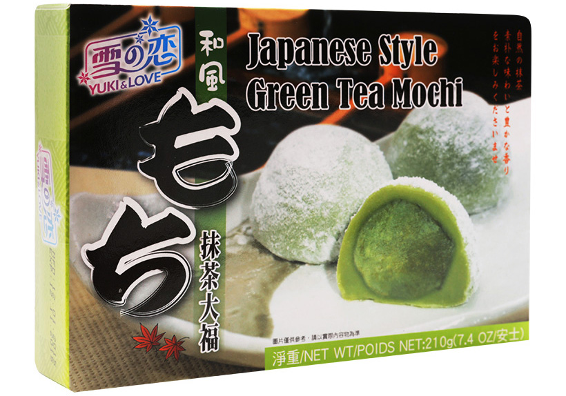 Bánh Mochi Nhân Trà Xanh Japanese Style Green Tea Mochi ( 210g )