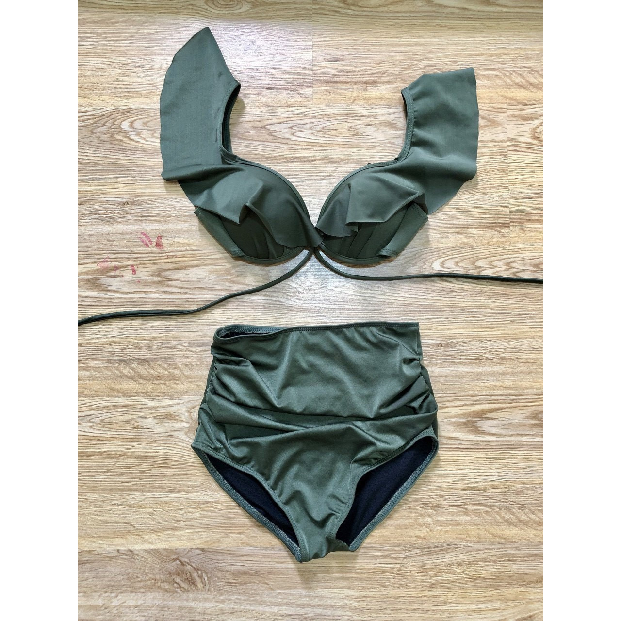 Bikini, Đồ Bơi Đi Biển Nữ Hai Mảnh Cánh Tiên, Áo Nâng Ngực, Quần Nhúng Che Bụng Rẻ Đẹp Oderi AG02