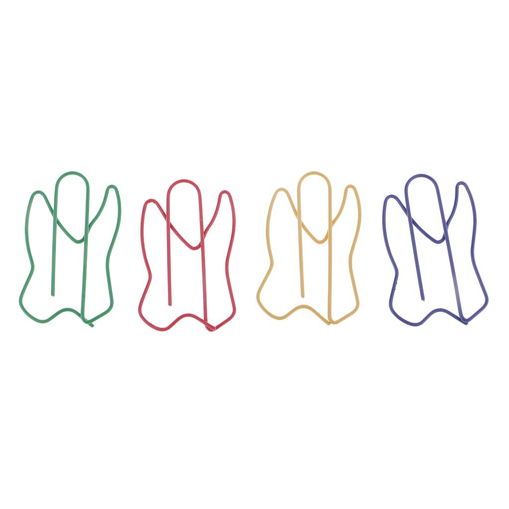 30 Chiếc Hình Răng Kẹp Đánh Dấu Trang Ghi Nhớ Kẹp Học Sinh Vật Dụng Văn Phòng