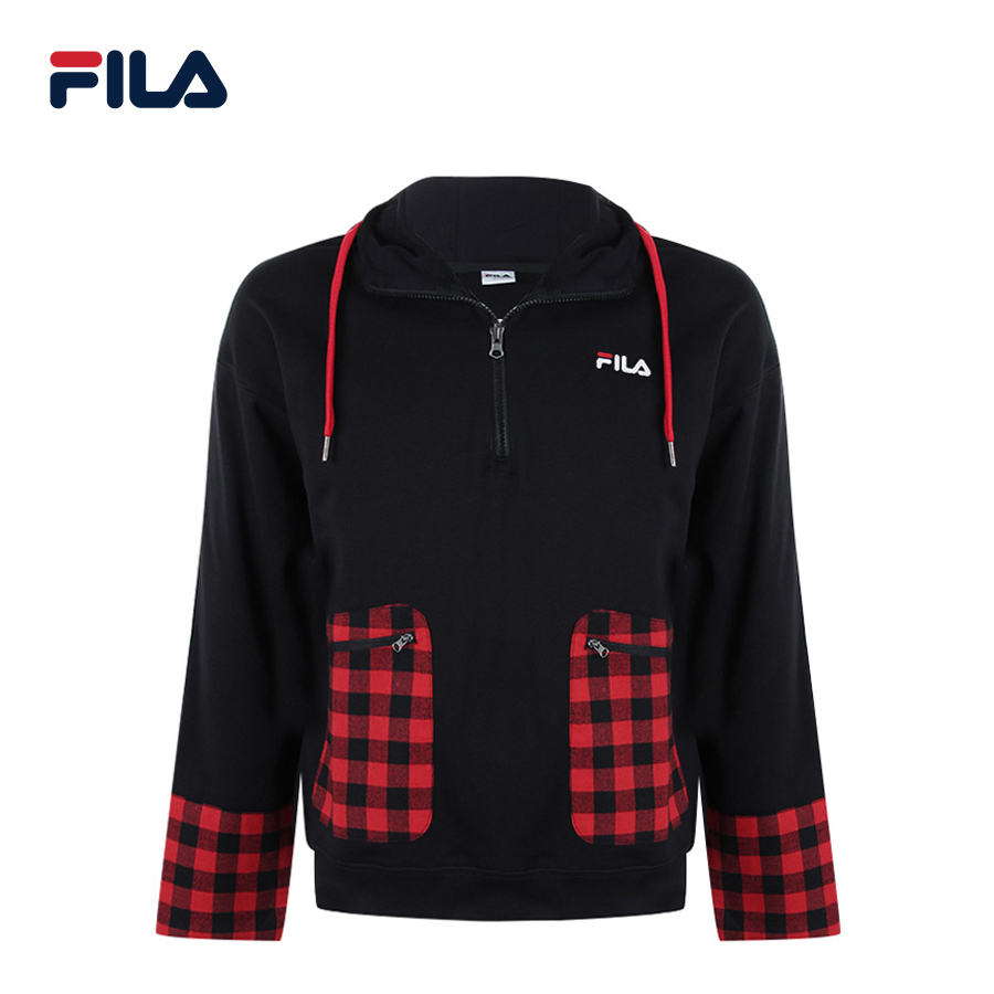 Áo thun tay dài có nón dây kéo unisex Fila - JJ-FS2-61