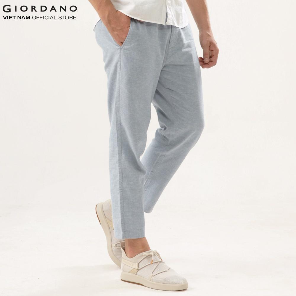 Quần Lửng Linen Nam Giordano 01121202